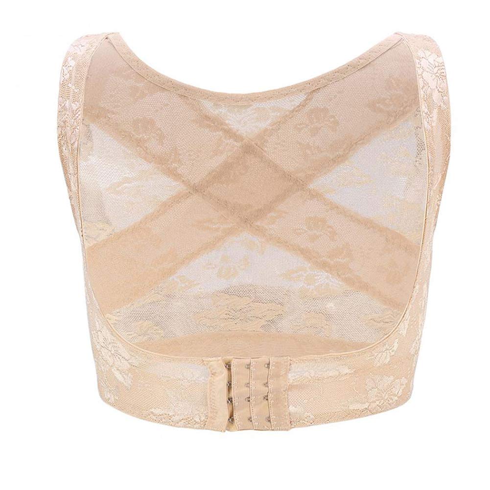 Corrector de postura para mujer, faja moldeadora de compresión para mujer, soporte de espalda cruzada, buena