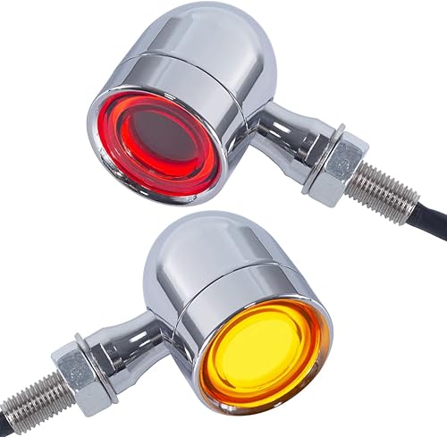 FATECIM 2 luces traseras LED para motocicleta, luces de giro, luces de freno para correr, luces intermitentes traseras para bobber Harley Honda, disponible en Yaxa Mexico
