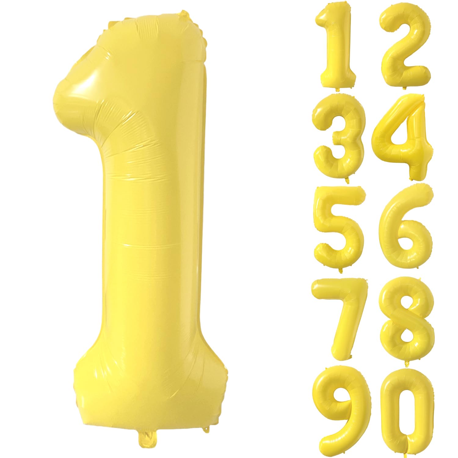 Red 0 balloon 40 Inch Giant Helium Foil Number 0 to 9 Red Balloon Birthday Wedding Party Digital Decorations (Number 0) — view 429