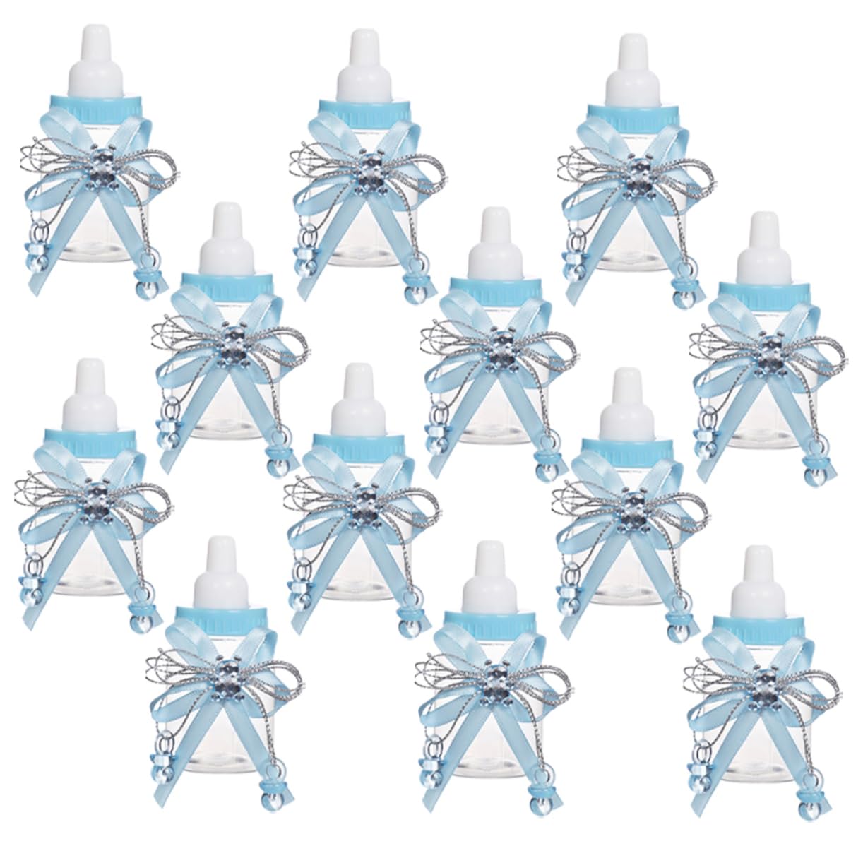 Luxshiny 12Pcs Bottle Candy Favor Boxes for Shower Supplies present Packing Containers for Beads Chocolates and Party Favors