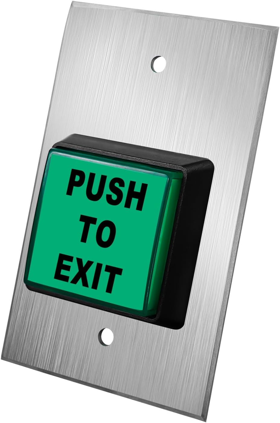 Push to Exit Button, Indoor Green Square Request to Exit Button with ...