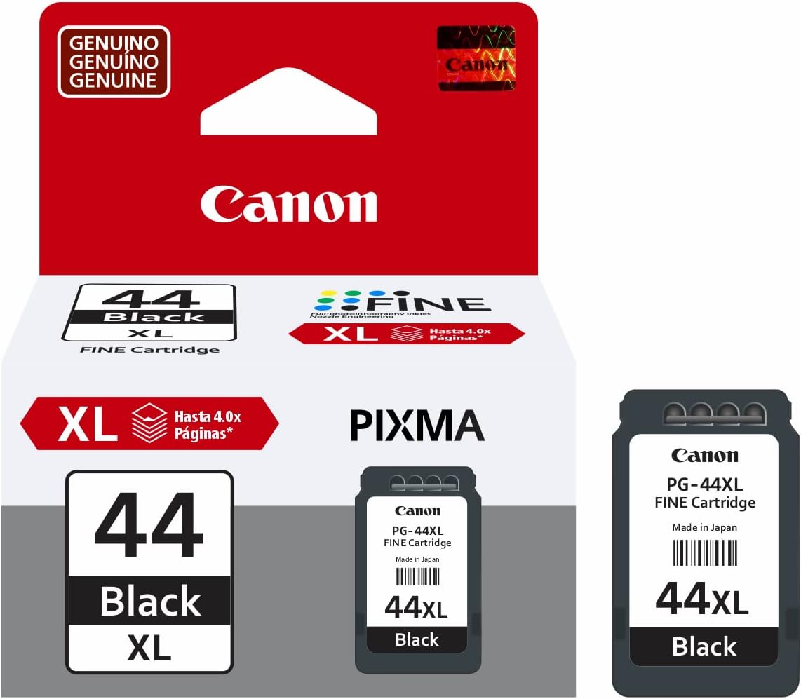 Cartucho de tinta Canon PG-44XLBK: Review após 30 dias de uso