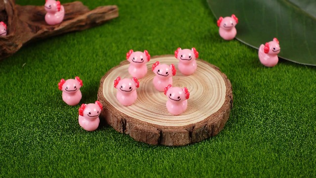 40 Mini Figurines Océan – 20 Styles D’Animaux Marins En Résine – Axolotl, Dauphin, Tortue, Requin – Déco DIY