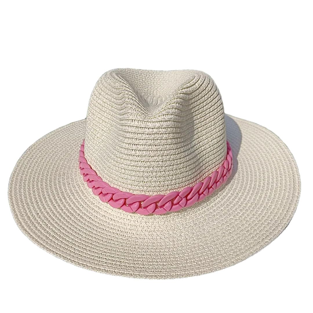 EYRMQWJPC Wide Brim Sun Hat, Women's Paper Straw Sun Hat Multicolor 55-58cm(3)
