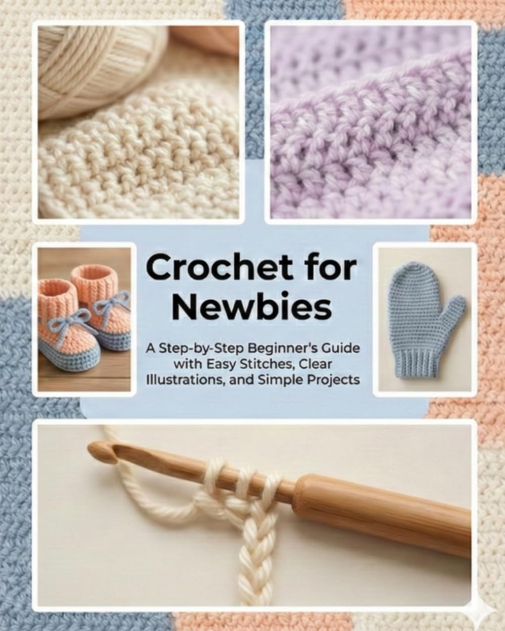 Crochet for Newbies: A Step-by-Step Beginner’s Guide to Stitches, Simple Projects & Finishing