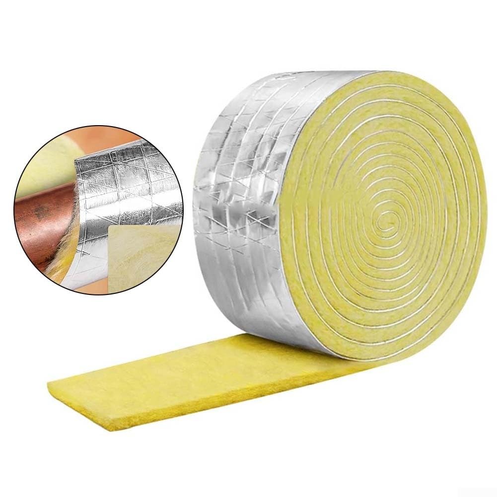 Film isolant en fibre de verre avec dos en feuille d'aluminium pour protéger les tuyaux dans n'importe quel environnement
