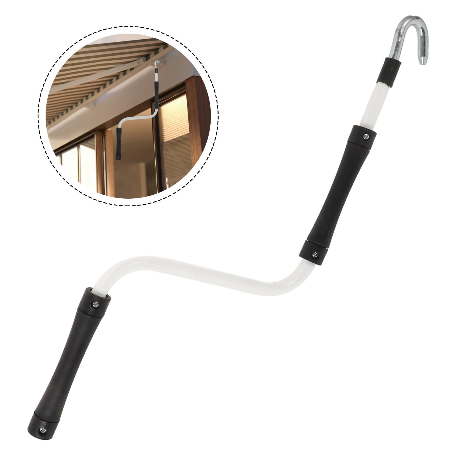 Manivelle pour auvent Accessoires pour Solaire et Contre la Pluie Poignée à manivelle pour systèmes manuels et électriques Longueur 05 mètres Robuste et Durable