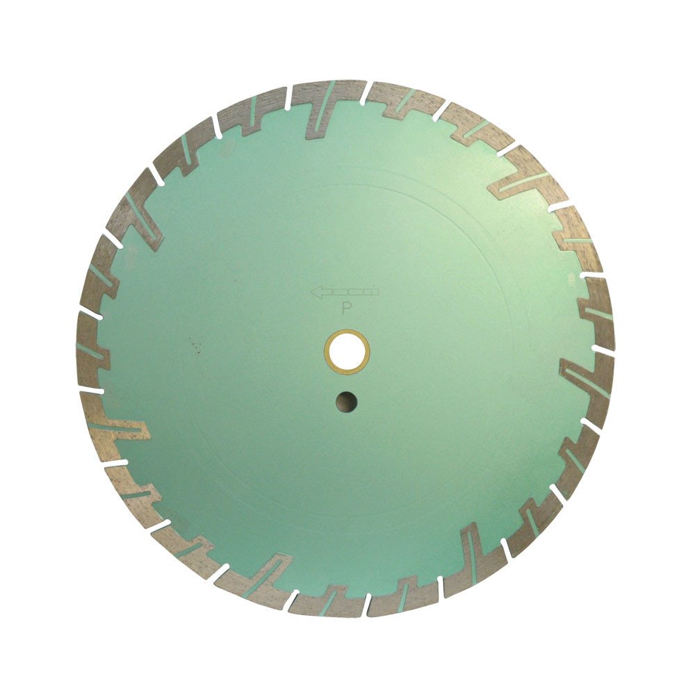 14'' x .125'' x 1'' - 20mm Turbo Segmented Wet/Dry Cutting Saw Blade 10mm Rim
