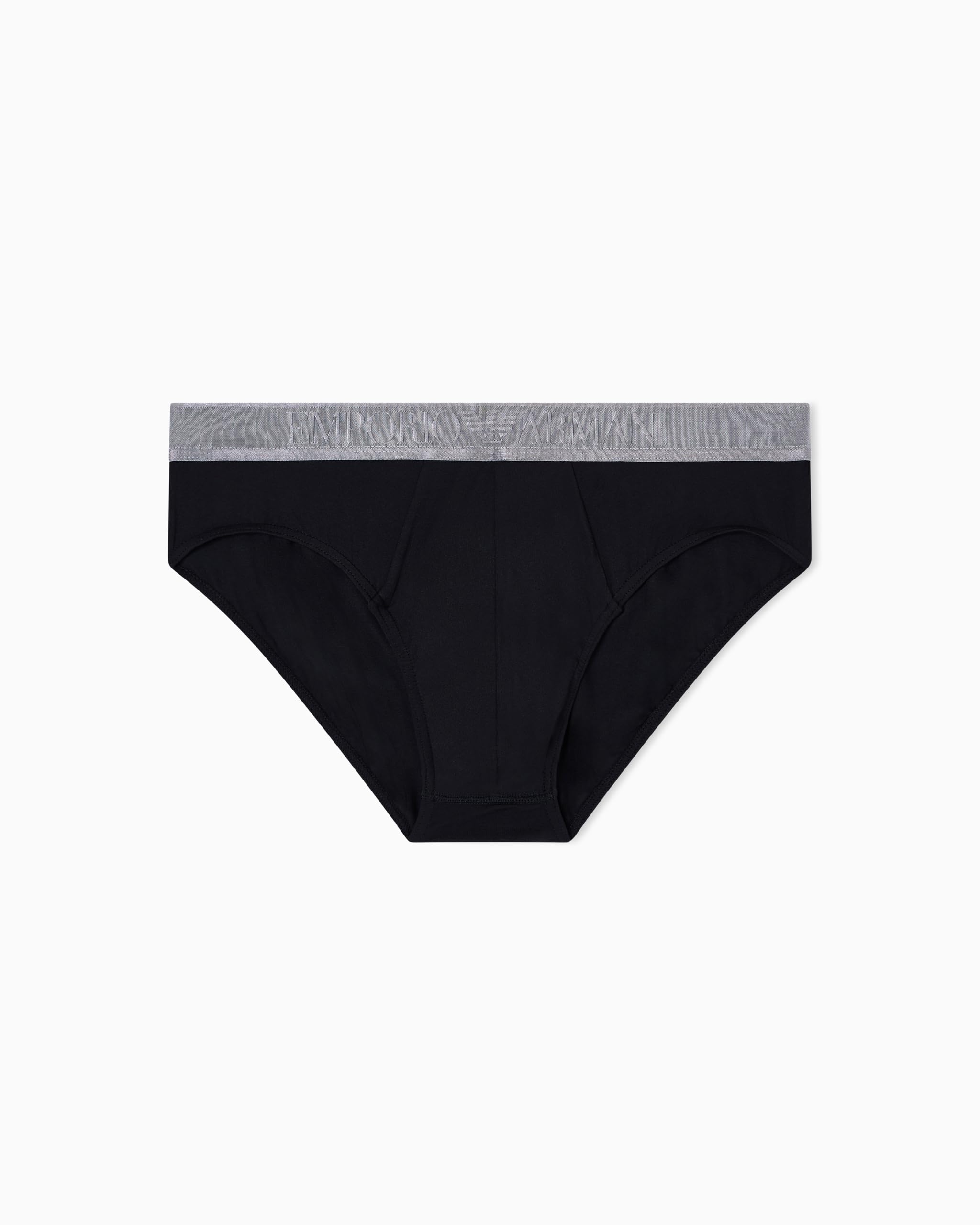 Emporio Armani Herren Schwarz -Slip Aus Weichem Modal, Xl