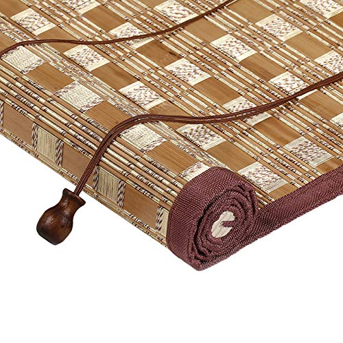 QIANDA Persiana De Bambú, Intimidad Proteccion Filtrado De Luz Anti-UV Habitación Oscurecimiento para Porche, Entrada, Tasa Sombreado 85-95% (Color : A, Size : 150X220cm)