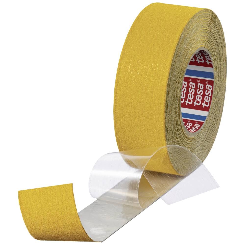 tesa ANTI-RUTSCH 60955-00000-01 Nastro antiscivolo tesa® Giallo (L x L) 18 m x 50 mm 1 pz.