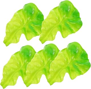 5pcs Lettuce Leaf Model Lifelike Artificial Shredded Lettuce for Restaurant Display Vegetable Photography Props