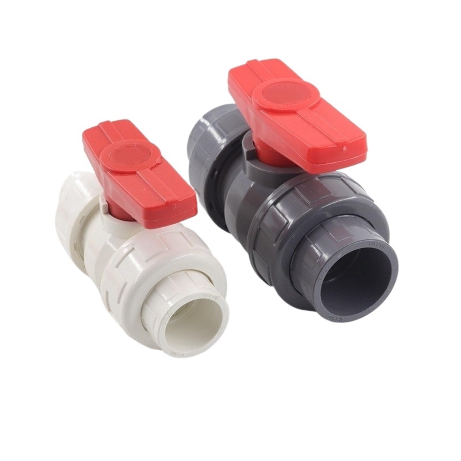CHATROOM 1~5 Stück 20~50 mm PVC-Rohr-Kugelhahn Gartenbewässerung Wasserrohrverbinder Armaturen Aquarium Fisch Tank Rohrverbindung Absperrventil(5pcs,Inner Dia 40mm)