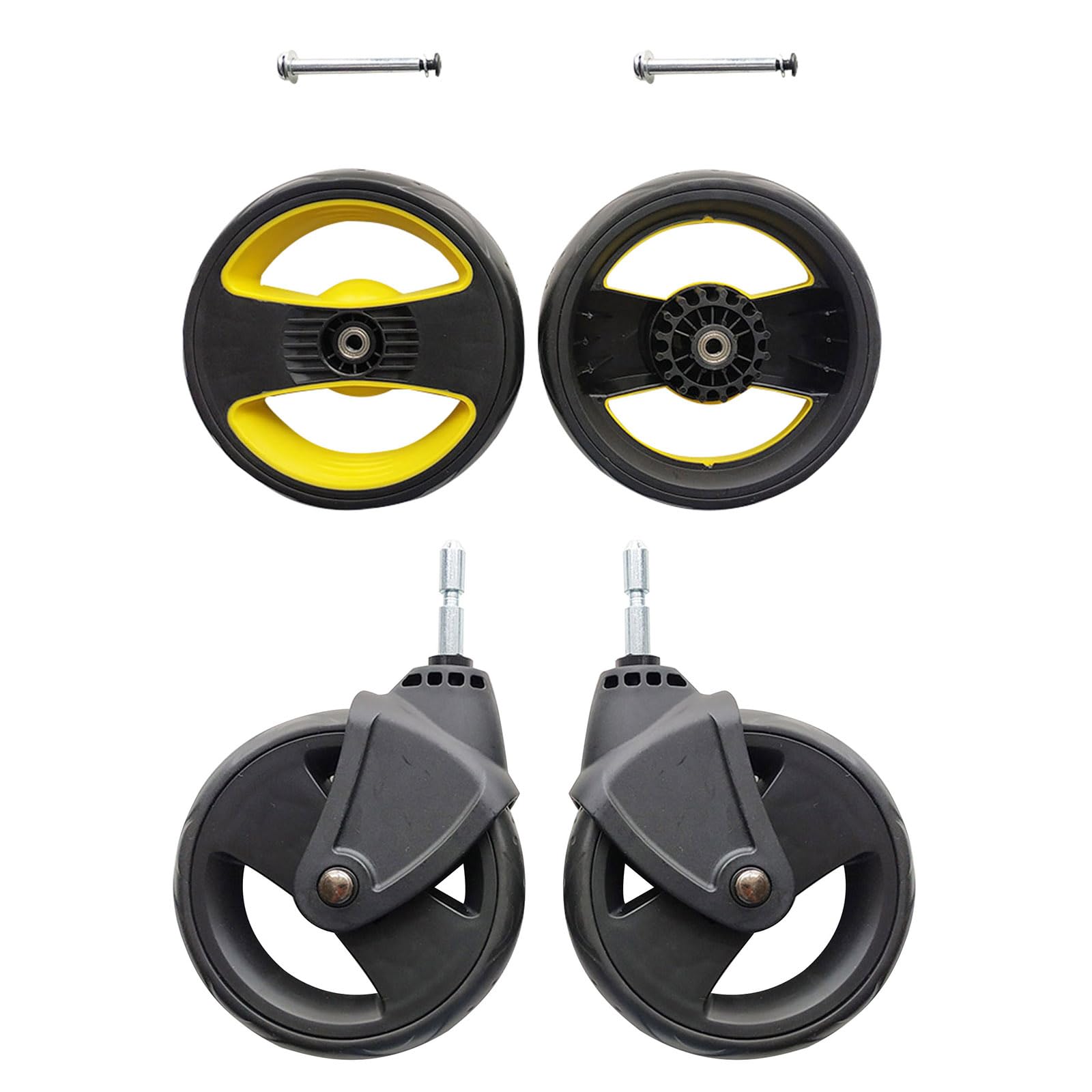 Jojobasec Baby Cart Stroller Wheels Trolley Stroller Wheels Front