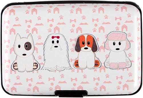 Kaabao Tarjetero pequeño con bloqueo RFID, cartera de metal delgado de aluminio, para mujeres y hombres, regalo