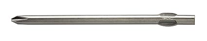 Xcelite 99822 Interchangeable Phillips Round Screwdriver Blade PH 2 Head 4 Blade Length