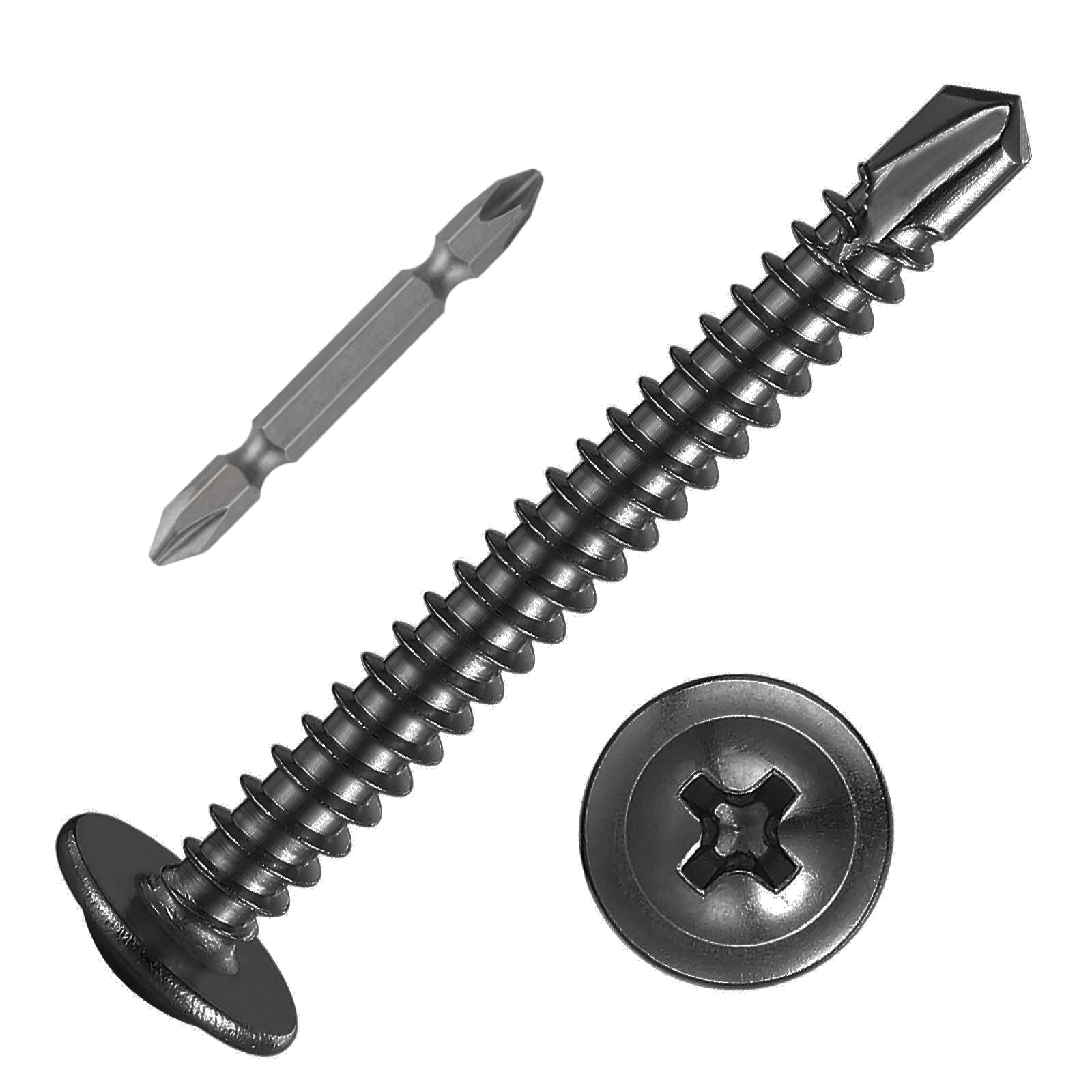 410 Stainless Steel Sheet Metal Screws - 300 Pack -10