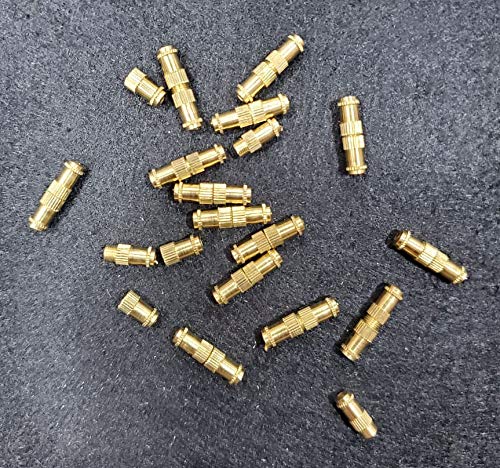 Beads & Crafts: Gold Finish Barrel Clasps Necklace Hooks 2cm for Jewellery Making (Pack of 100 Pcs), Others