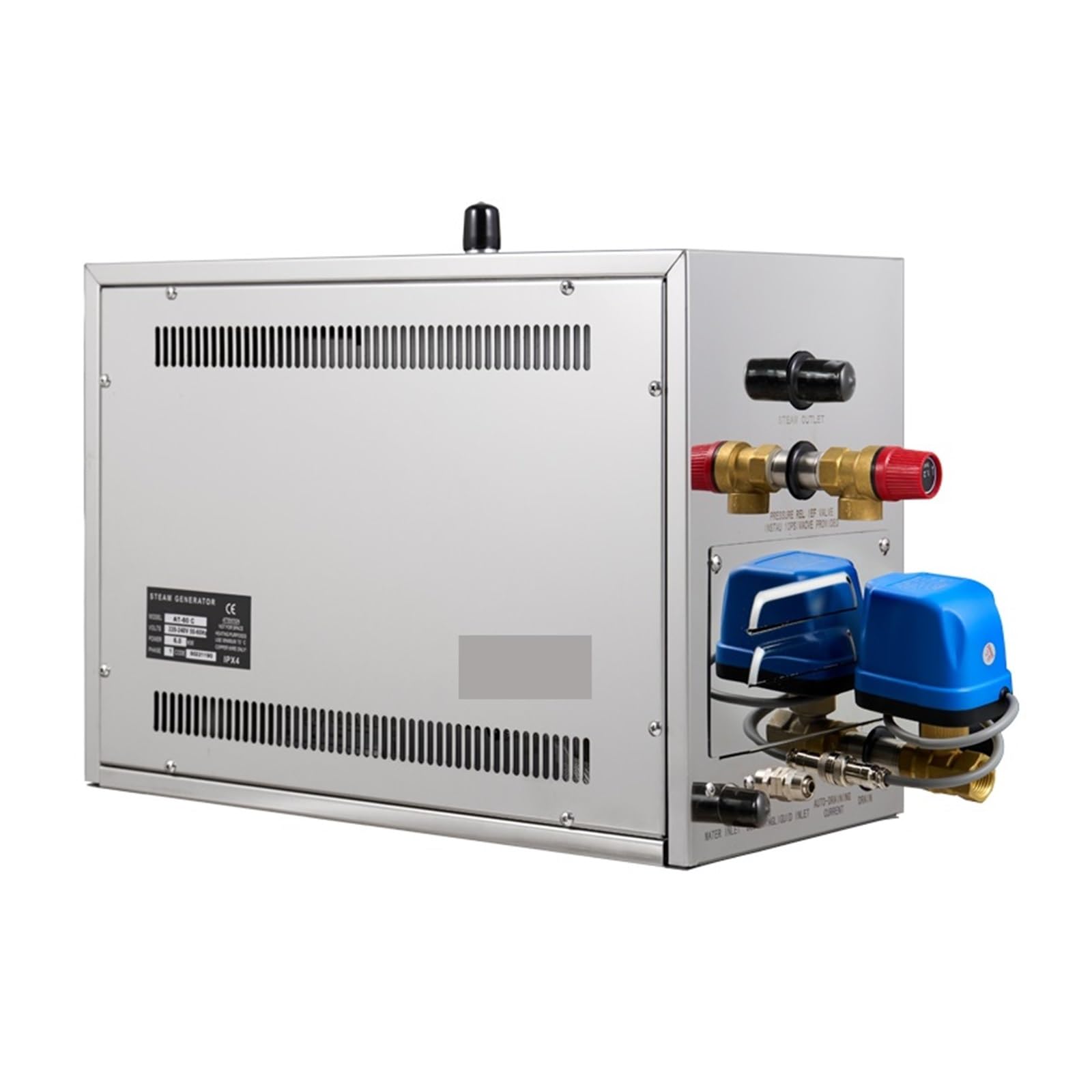 Generatore di vapore per sauna da 6 kW, per spa, doccia, relax, telecomando, scarico automatico, bagno turco sauna