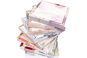 WAVEYU Floral Sticky Notes: Your Chic Note-Taking Companion