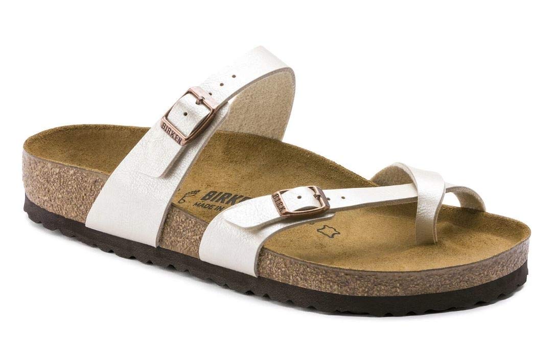 Birkenstock Women's Beige Sliders - Sliders - 6 Uk - Shoes