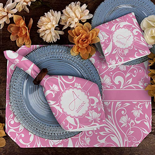 Servilletas de Tela Floral Set de 4 miniatura 3