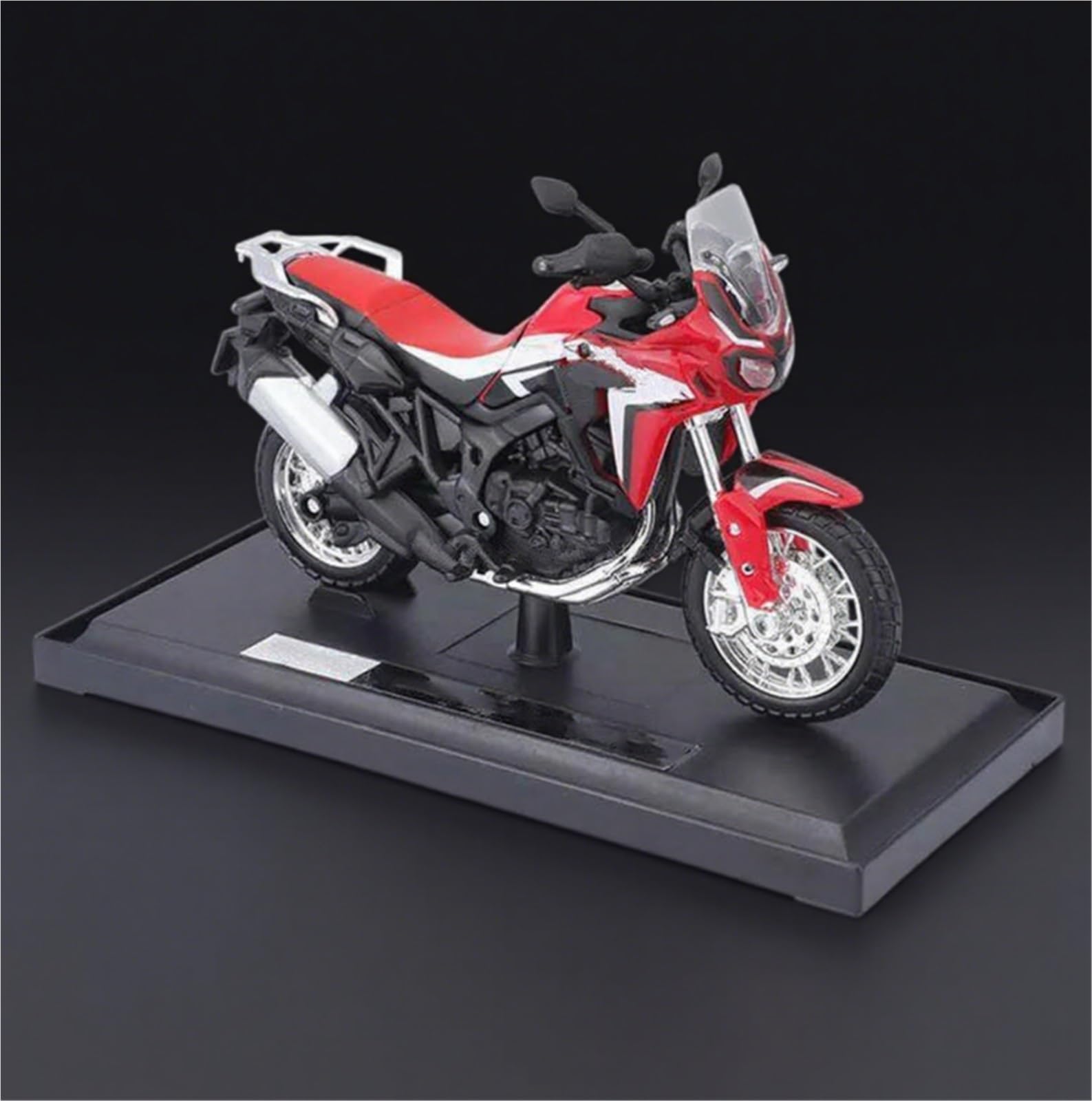 Modello di Giocattolo Modellino di Moto da Cross in Scala 1:18, Auto Giocattolo Collezione, Regalo, Produzione Pressofusa Statica per Honda per Africa Twin DCT