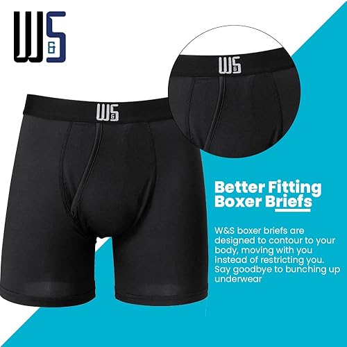 Miniatura 5 de Warriors & Scholars - Calzoncillos tipo bóxer para hombre, paquete de 6 calzoncillos bóxer para hombre, calzoncillos bóxer para hombre, calzoncillos