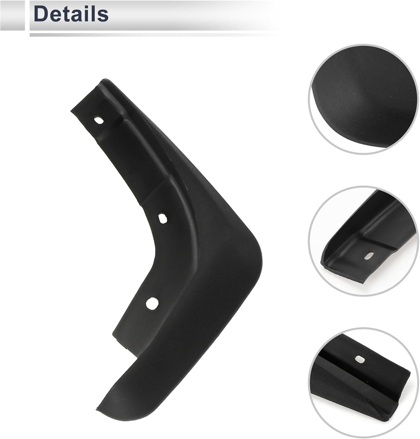 X AUTOHAUX 1set Front and Rear Mud Flaps Splash Guards Mud Guards for Volvo S60 2012-2019 W/Mount Accessories