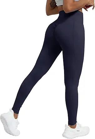 High Waisted Leggings for Women - No See Through Tummy Control Cycling Workout Yoga Pants with Pockets Reg & Plus