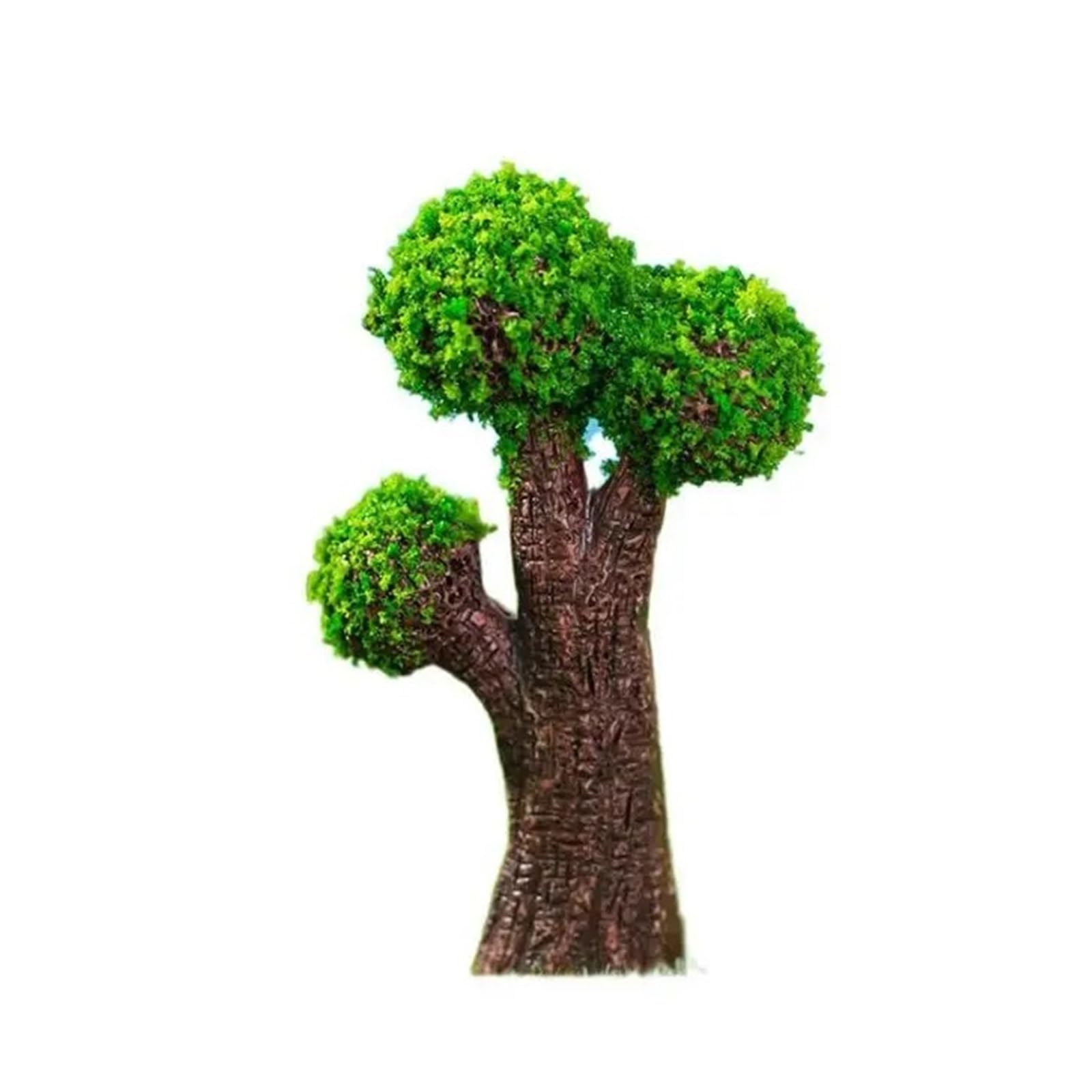 DUNSBY Model Trees 3pcs Simulation Mini Flower Tree Miniature Fairy Garden Moss Micro Landscape Decoration Ornament Resin Crafts(Color-03)