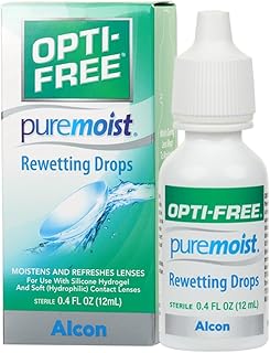 Opti-Free Puremoist Rewetting Drops, 12-mL