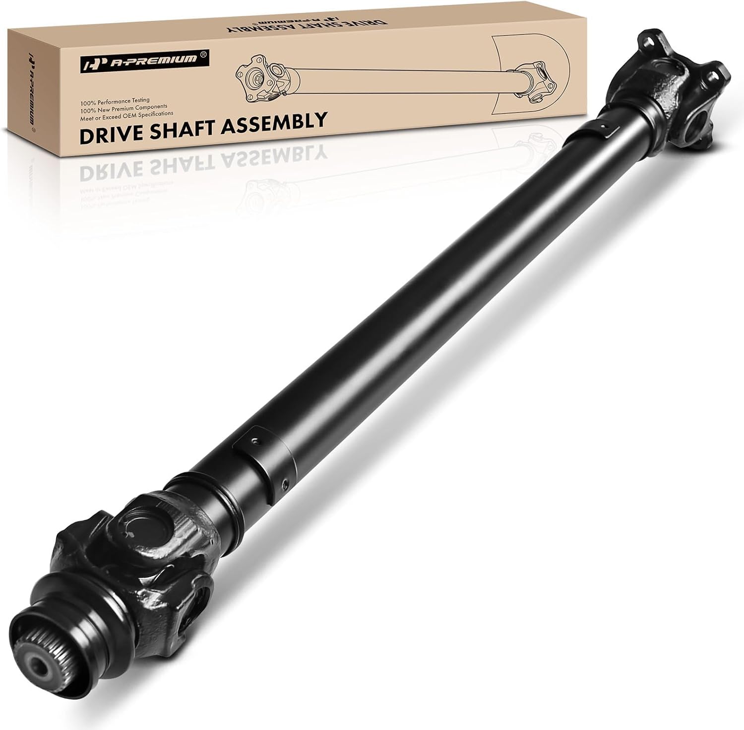A-Premium Front Complete Drive Shaft Prop Shaft Driveshaft Assembly Compatible with BMW F25 X3 2011-2017, F26 X4 2015-2018, AWD, Replace# 26209425909, 26208605867