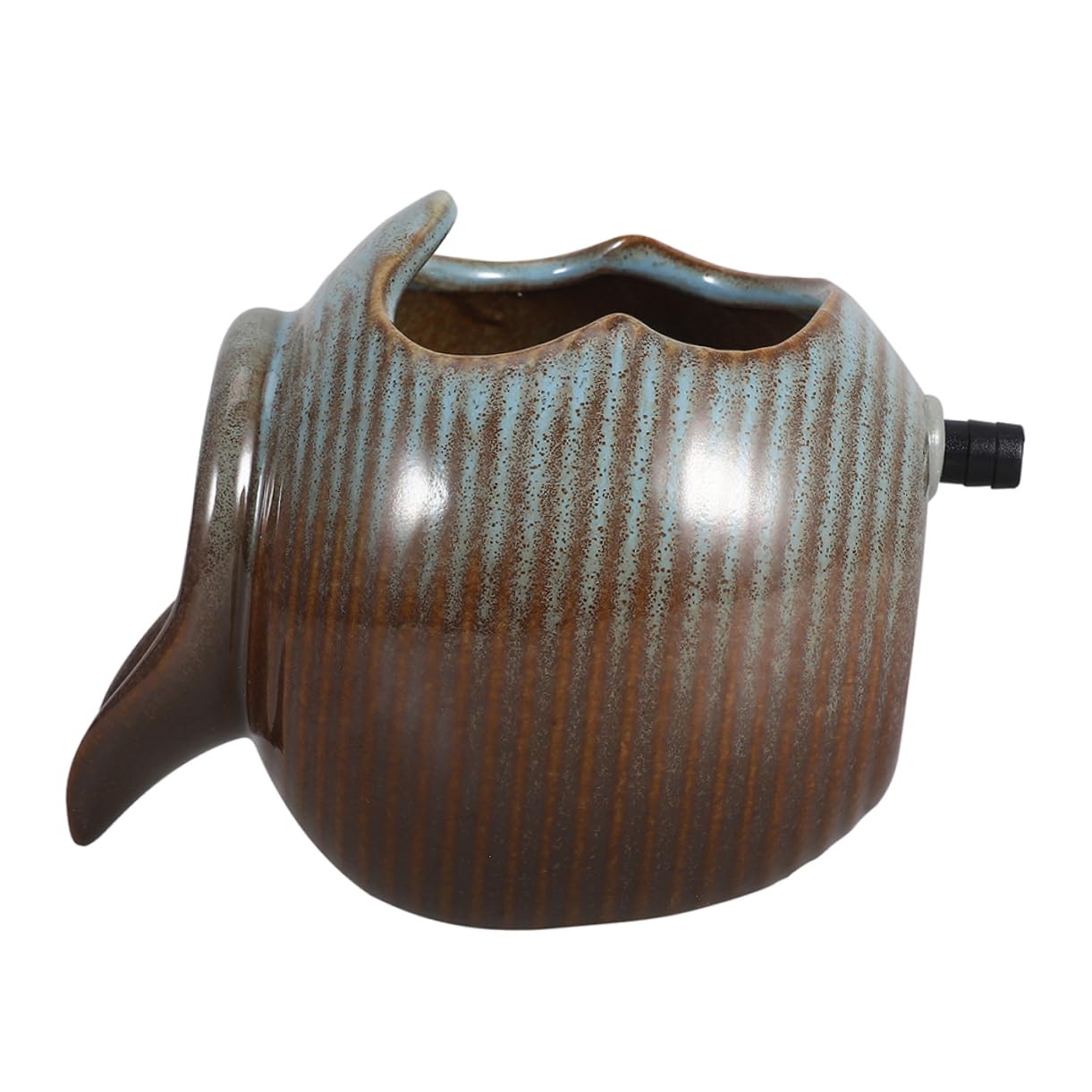 PRETYZOOM Distributeur d'eau pour Aquarium en Céramique Écoulement d'eau Fluide et Design Adapté aux Plantes, pour Décoration de Cracheur D'étang et Aménagement Paysager