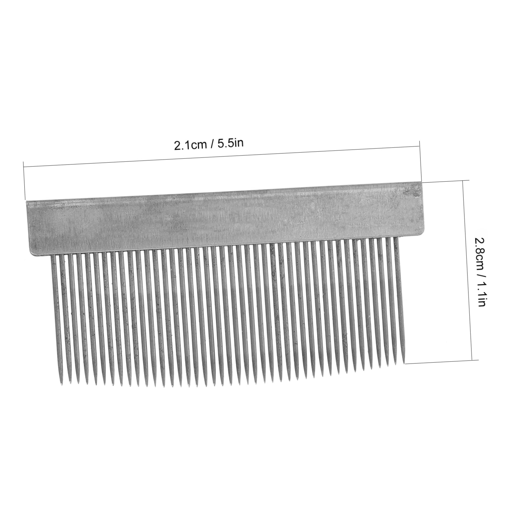 EPIGEIST 2Pcs Violin Bow Hair Combing Tools Lightweight and Portable Horse Hair Combs for Violin and Erhu for Knotting Problems and Cleaning Bow Hair