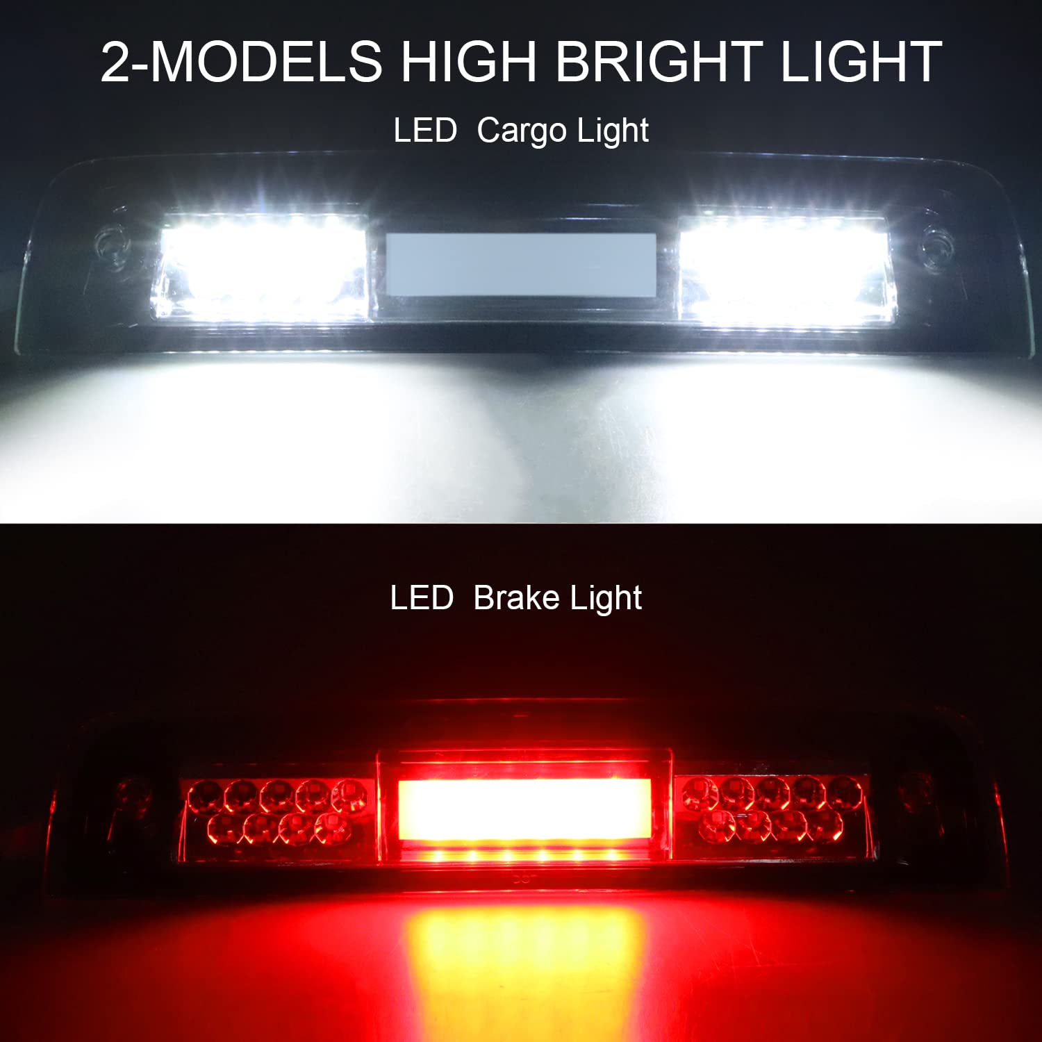 Tresound LED 3rd Third Brake Light for 2009-2017 Dodge Ram 1500 2500 3500 Cargo Light