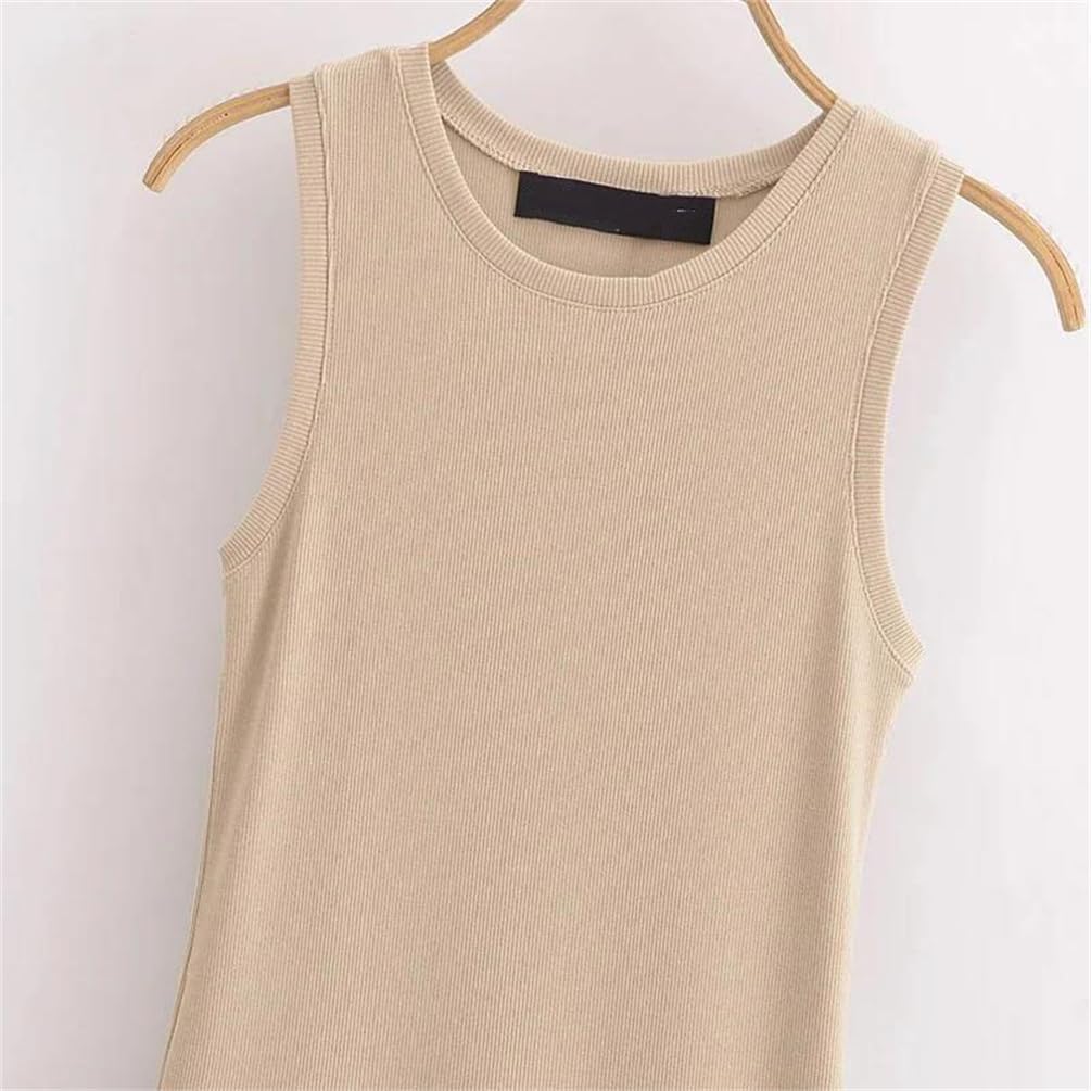 Women's Spring Sleeveless Long Dresses Casual Vintage Party Dresses Wedding Guest Dress