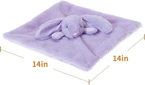 Vista 16 de Apricot Lamb Animales de peluche Conejo Crema Manta de Seguridad de Conejo Infantil Manta de Carácter Manta de lujo Snuggler Plush Baby Love(Conejo