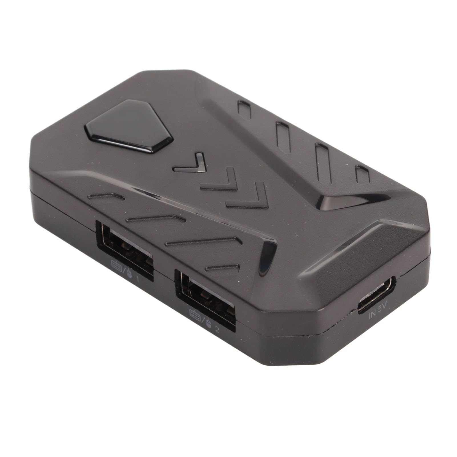 TZ 007 Einhand-Tastatur-Maus-USB-Typ-C-Splitter-Kombination, Kabelgebundene Kabellose Verbindung, Einhand Gaming Tastatur mit RGB-LED-Hintergrundbeleuchtung, Gaming-Adapter-Kombination für PUBG, Dota,