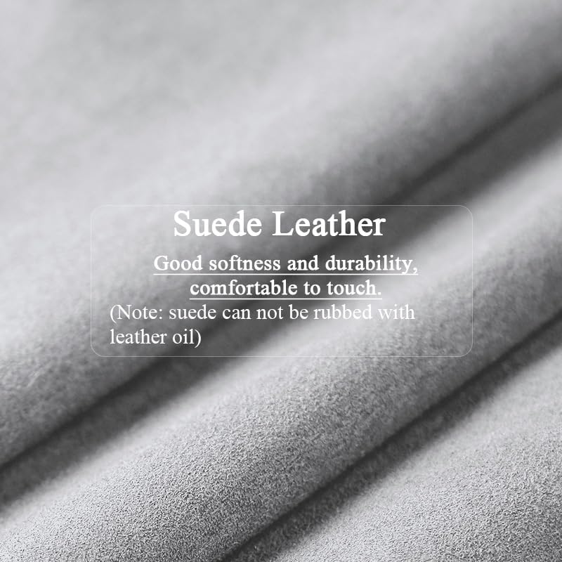 Miniatura 6 de SANRILY Funda de cuero de gamuza para llavero Land Range Rover Discovery Rover Sport 2018 2019 y Jaguar XF 2021 sin llave, protección completa,