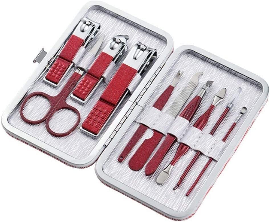 Zestaw do pedicure do manicure Profesjonalny zestaw do pielęgnacji stóp Profesjonalny 10 szt. Zestaw do manicure Pedicure Nożyczki Pęseta Obcinacz do brwi Obcinacz do paznokci Zestawy narzędzi do pi