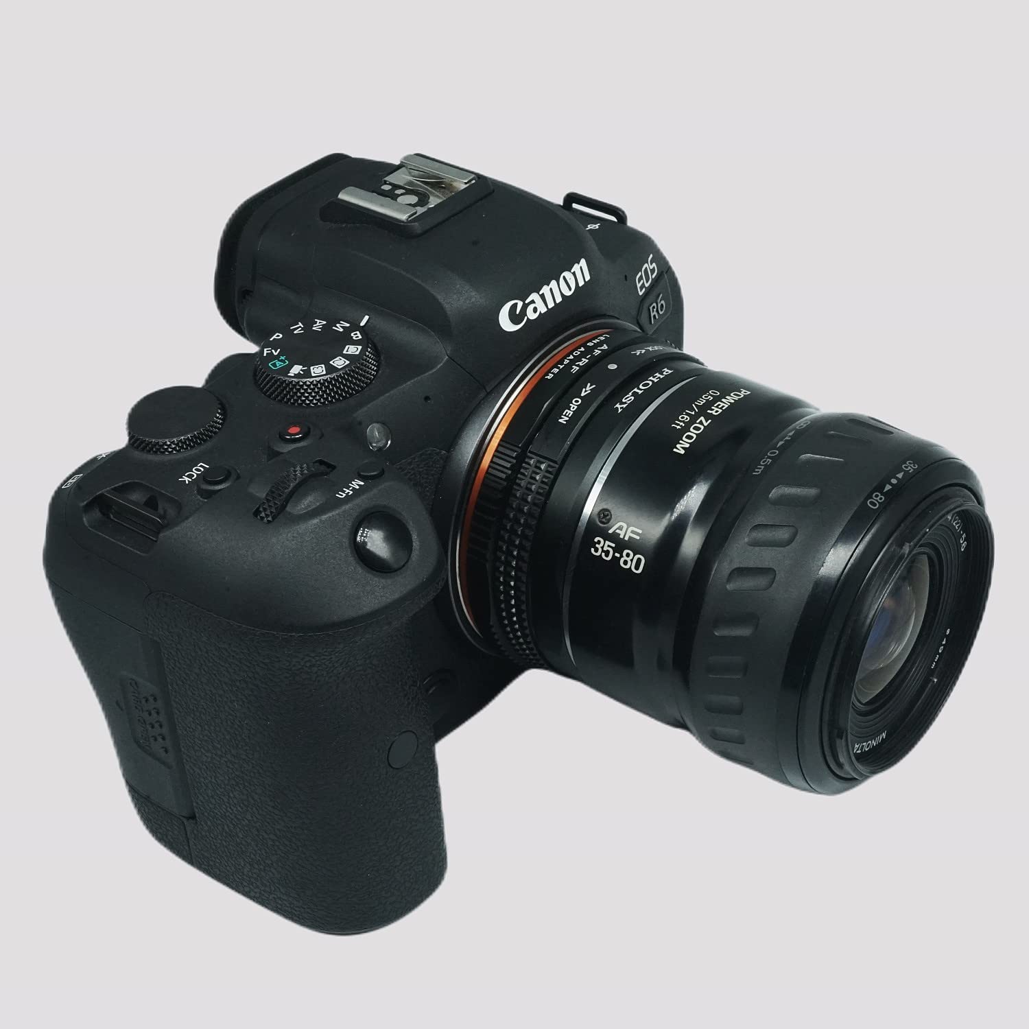 Adapter Fotografico PHOLSY Compatible con Sony A Minolta AF Canon RF EOS - Dettaglio