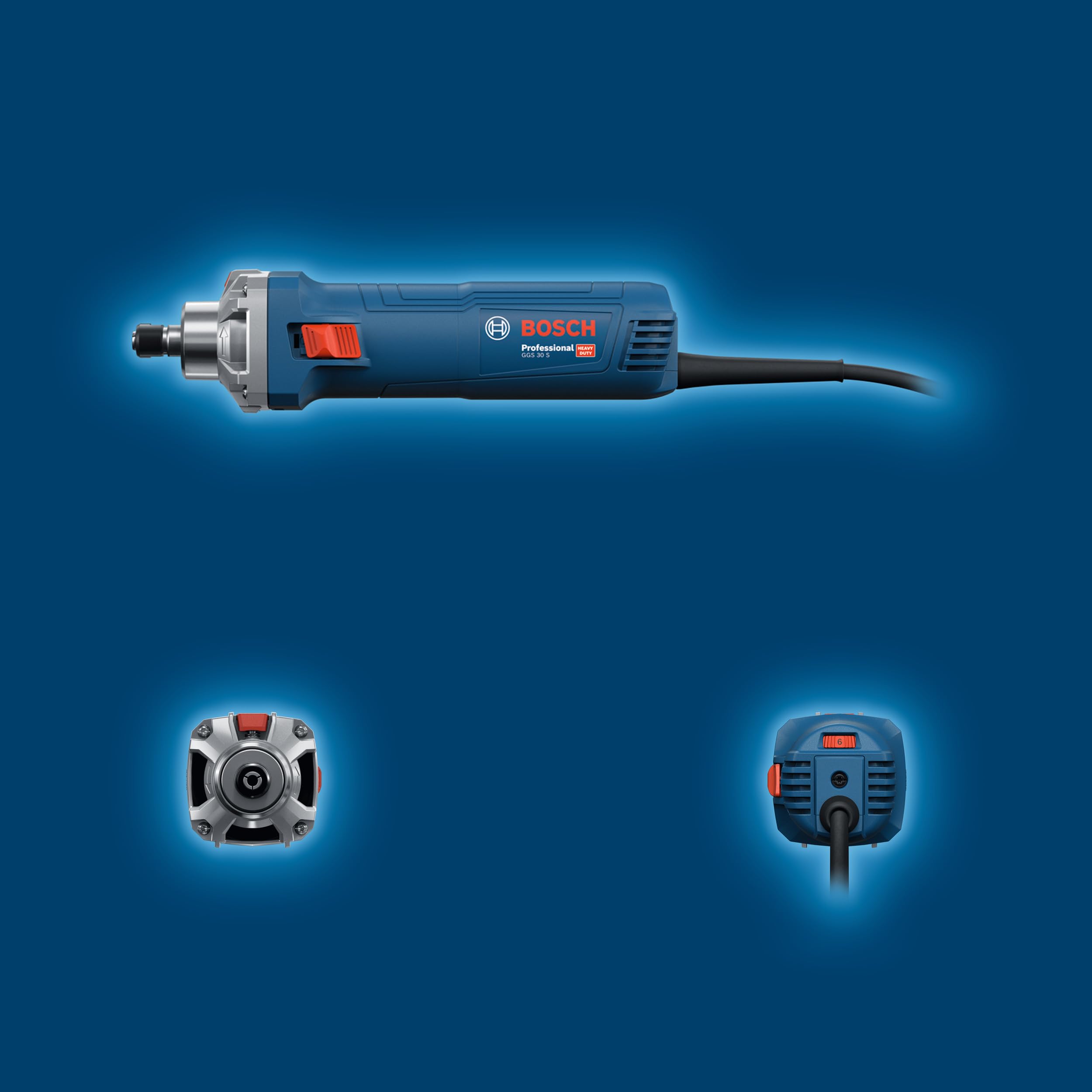 Bosch Professional Smerigliatrice assiale a filo GGS 30 S (incl. chiave)