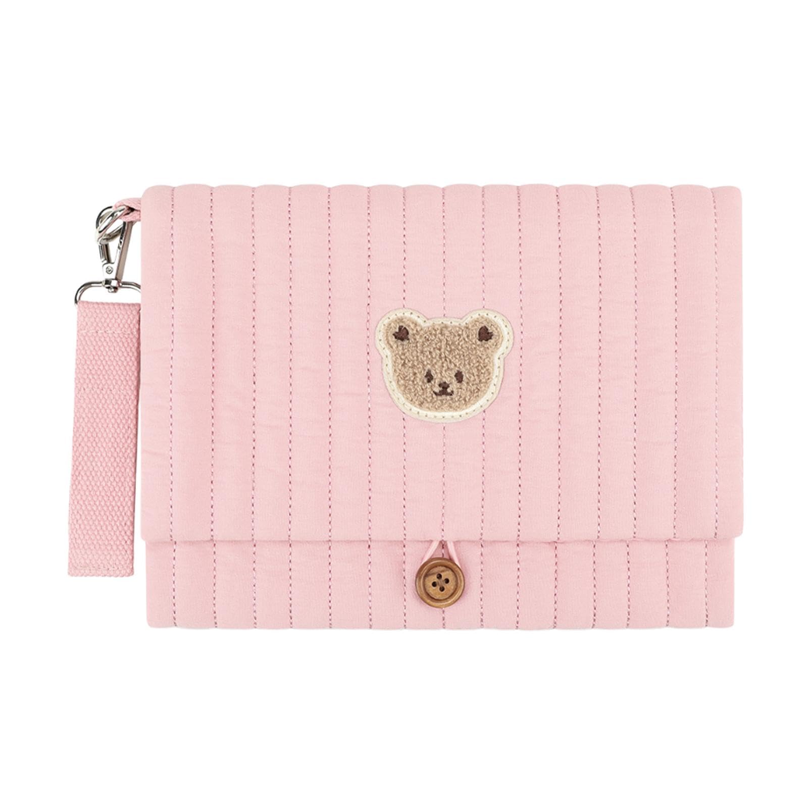 MagiDeal folding Nappy Pouch Wet Bag Multifunctional Cloth Diaper Bag Organizer for Shopping, Daycare Camping, Pink