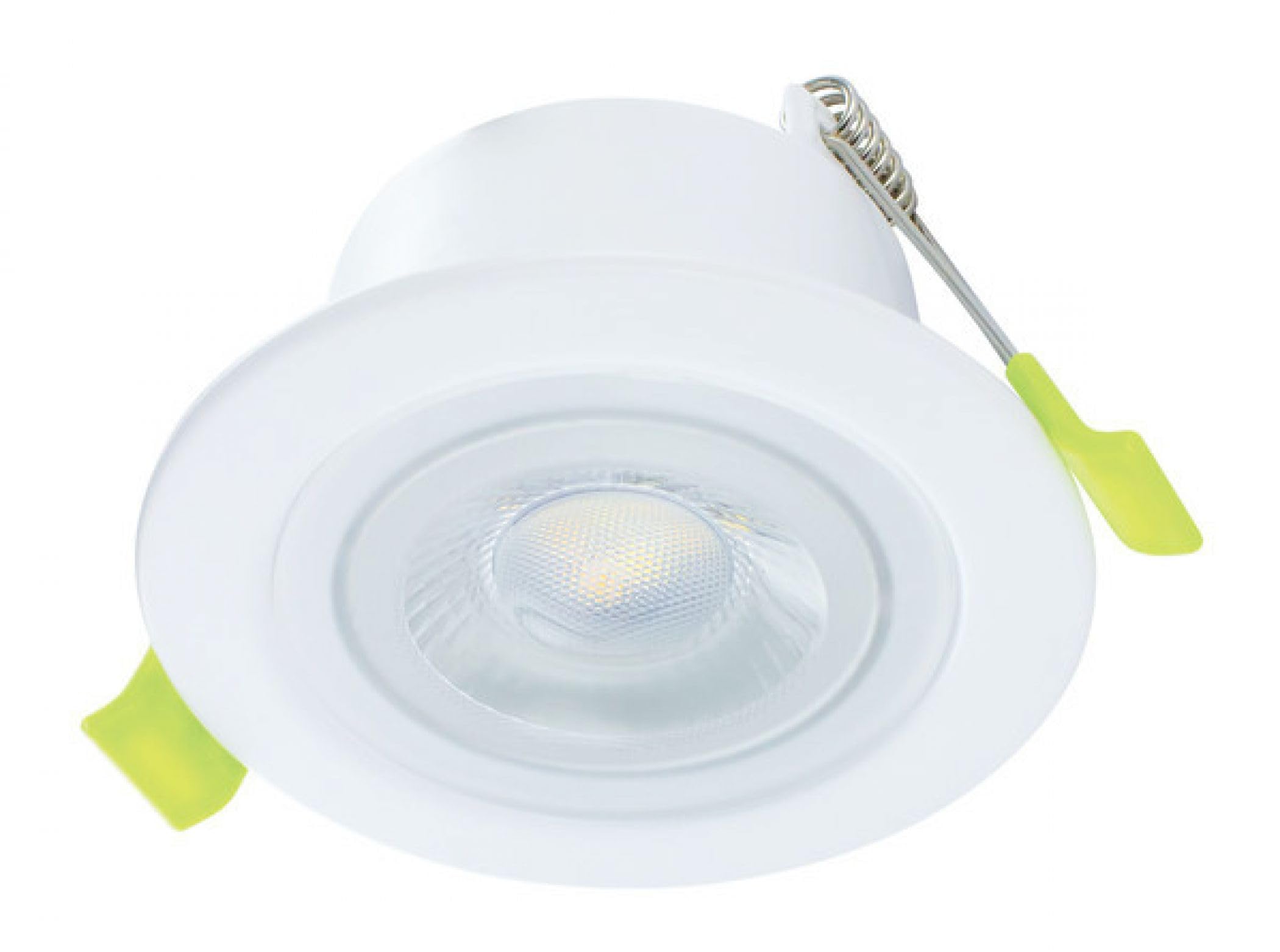 Integral Led Matt White Integral Ildlfr65m002 Ecoguard 5W Led Downlight, Dimmable, Ip65, 4000K, 600Lm, 38° Beam