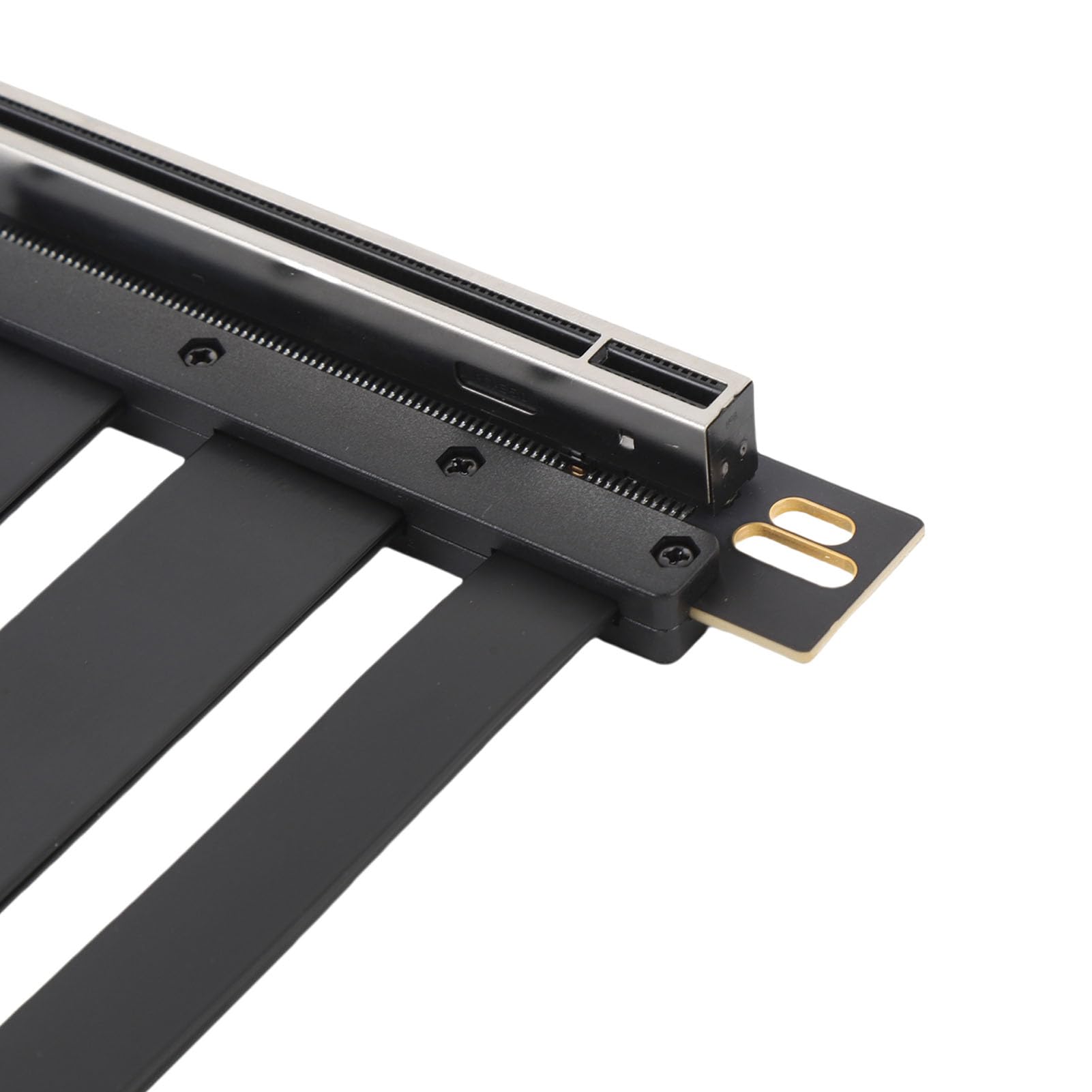 Zunate Kabel Pionowy PCIE 5.0 X16, Gen 5 GPU Graficzna Karta Przedłużacza Kabel Exter -Celd 128 Gbps 90 Stopni Adapter dla 4090 TI, PC Case Server ITX Buduje Systemy Chłodzenia Wody (15 cm)