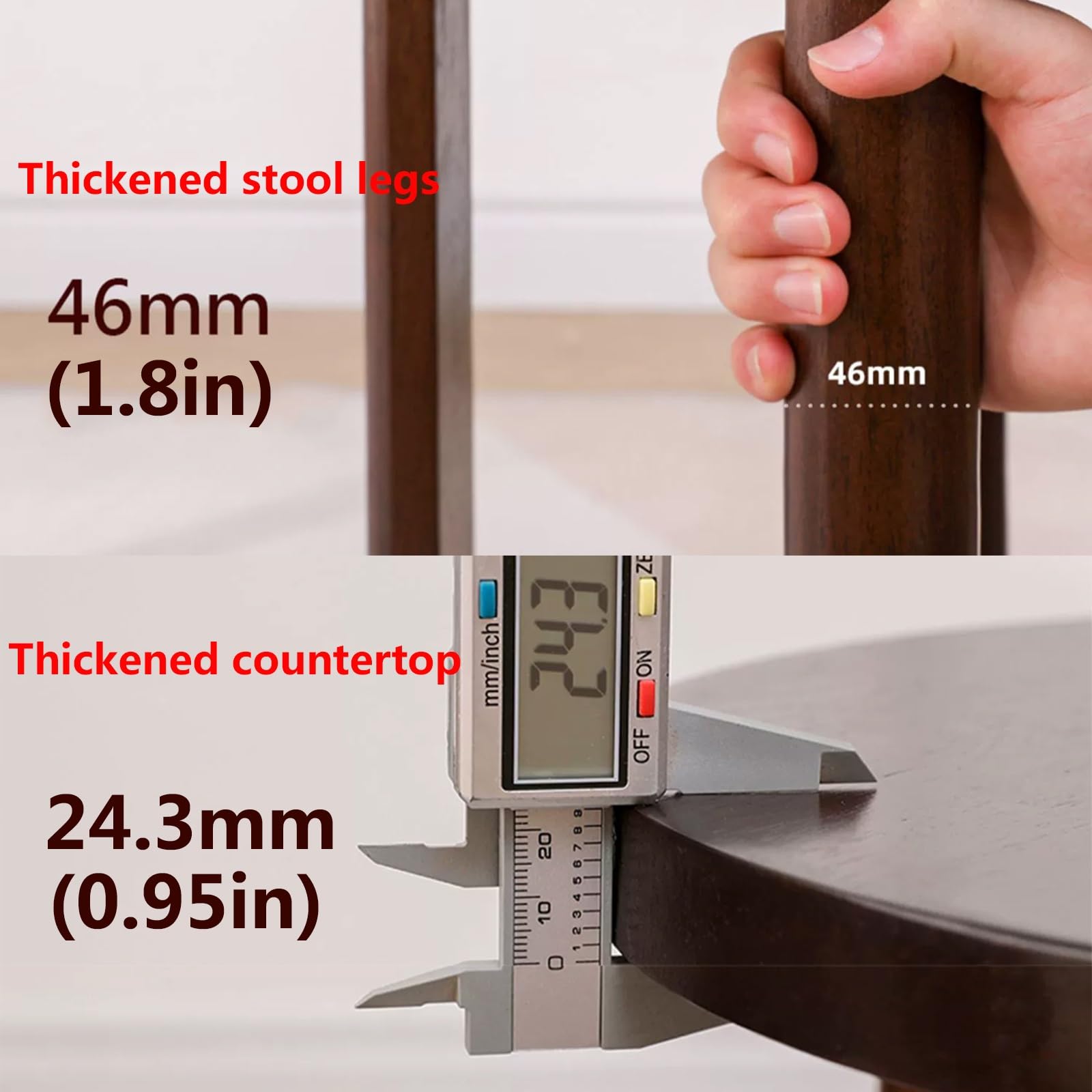 Amazon｜積み重ね可能なスツール4個セット、無垢材の小さな