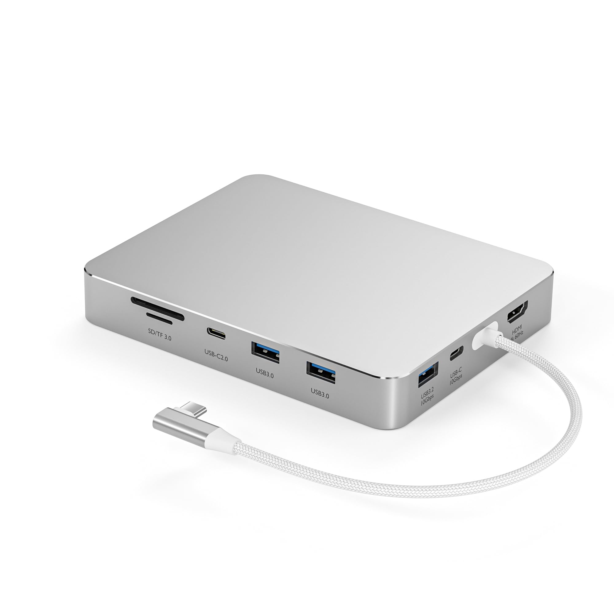 Hub USB C pour iMac 24" 2021/2023/2024, hub USB 8 en 1 pour iMac avec SSD M.2, avec USB A/C 3.2 10 Gbit/s, SD/TF, accessoires de station d'accueil HDMI iMacM1 M3 M4