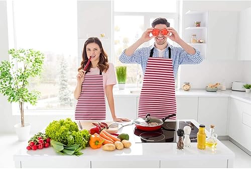 Vista 28 de Delantal de cocina con cabeza de gato negro, delantal con babero para chef restaurante, limpieza del hogar, Multi-003