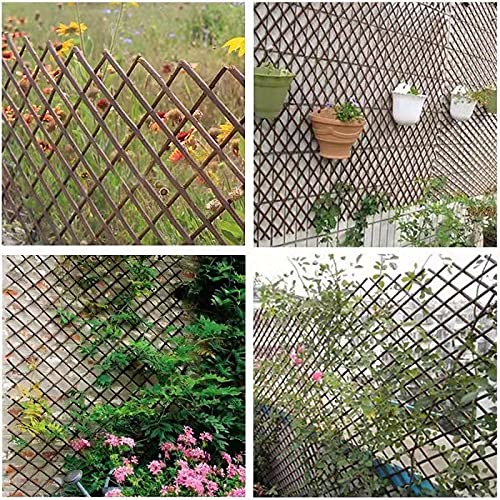 Kechery Nature Willow Trellis Expandable Plant Support Plant Climbing Lattices Trellis Willow Expandable Trellis Fence for Climbing Plants Support 36x92 Inch,Double Panel (1) - Thumbnail 5
